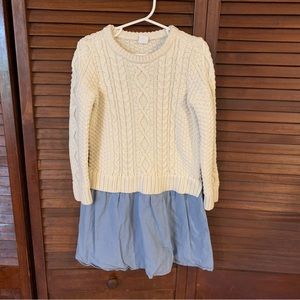 Baby Gap Sweater Top Chambray Dress